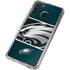 NFL Philadelphia Eagles Zone Block Galaxy A21 Clear Case