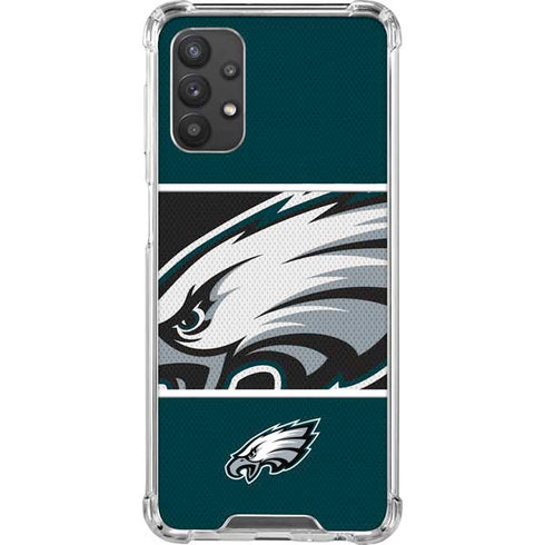 NFL Philadelphia Eagles Zone Block Galaxy A32 5G Clear Case