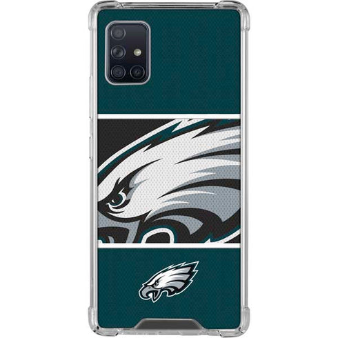 NFL Philadelphia Eagles Zone Block Galaxy A51 5G Clear Case