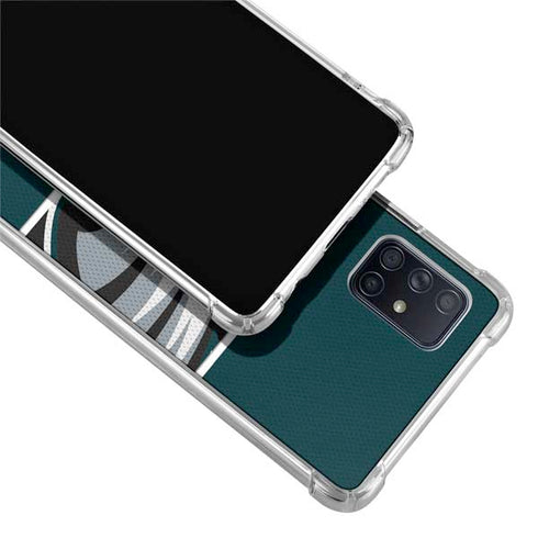 NFL Philadelphia Eagles Zone Block Galaxy A51 5G Clear Case