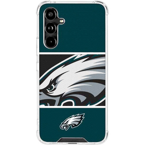 NFL Philadelphia Eagles Zone Block Galaxy A54 5G Clear Case
