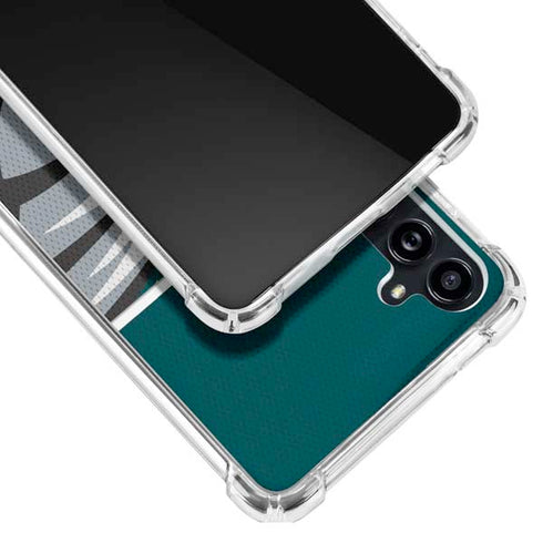 NFL Philadelphia Eagles Zone Block Galaxy A54 5G Clear Case