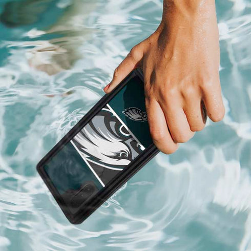 NFL Philadelphia Eagles Zone Block Galaxy Note 10 Waterproof Case