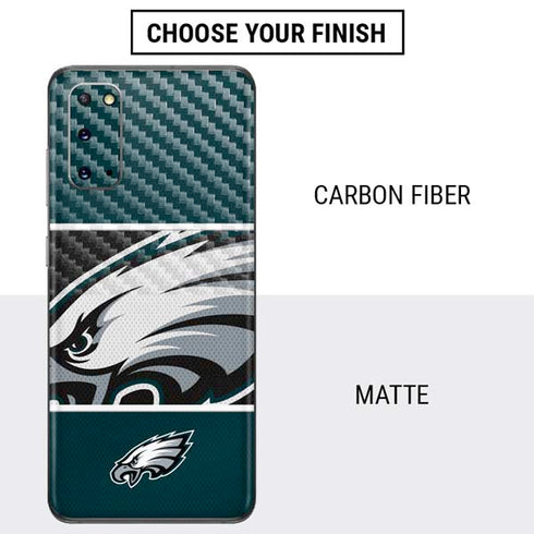 NFL Philadelphia Eagles Zone Block Galaxy S20 Skin