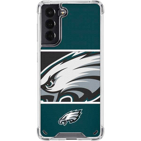 NFL Philadelphia Eagles Zone Block Galaxy S21 5G Clear Case