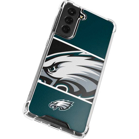 NFL Philadelphia Eagles Zone Block Galaxy S21 FE Clear Case