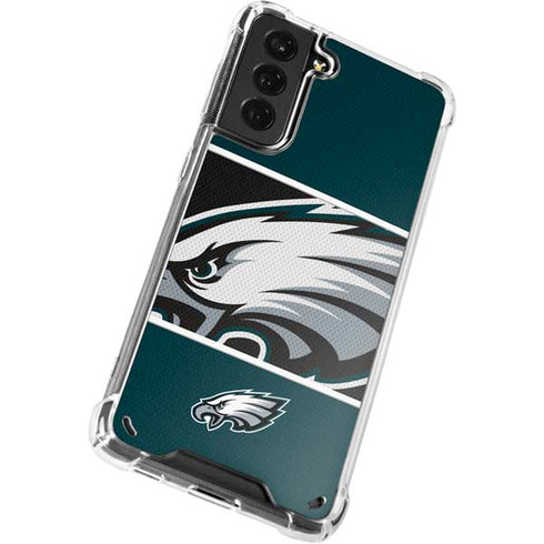 NFL Philadelphia Eagles Zone Block Galaxy S21 Plus 5G Clear Case