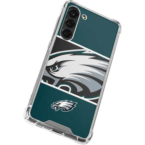 NFL Philadelphia Eagles Zone Block Galaxy S23 Plus Clear Case