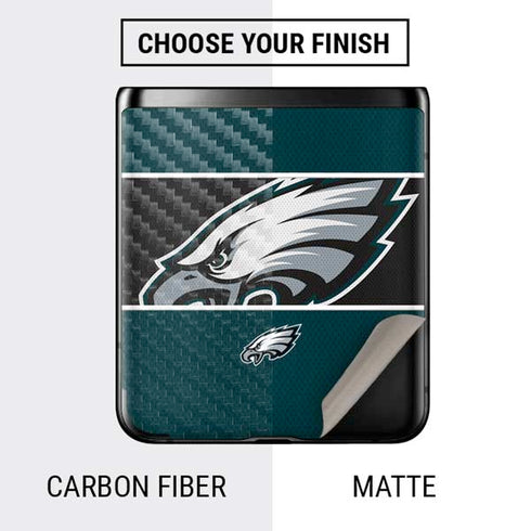 NFL Philadelphia Eagles Zone Block Galaxy Z Flip Skin