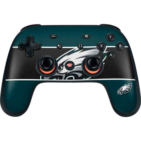 NFL Philadelphia Eagles Zone Block Google Stadia Controller Skin