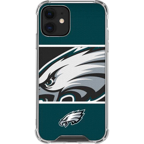 NFL Philadelphia Eagles Zone Block iPhone 12 Mini Clear Case