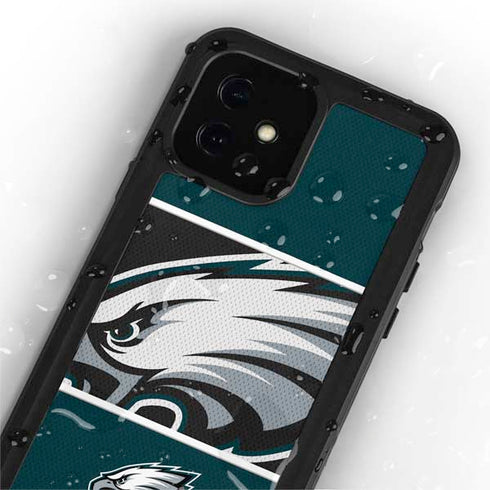 NFL Philadelphia Eagles Zone Block iPhone 12 Mini Waterproof Case