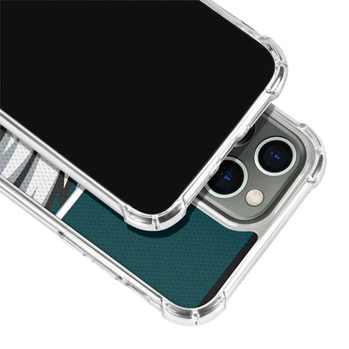 NFL Philadelphia Eagles Zone Block iPhone 13 Pro Clear Case