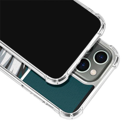 NFL Philadelphia Eagles Zone Block iPhone 14 Pro Max Clear Case