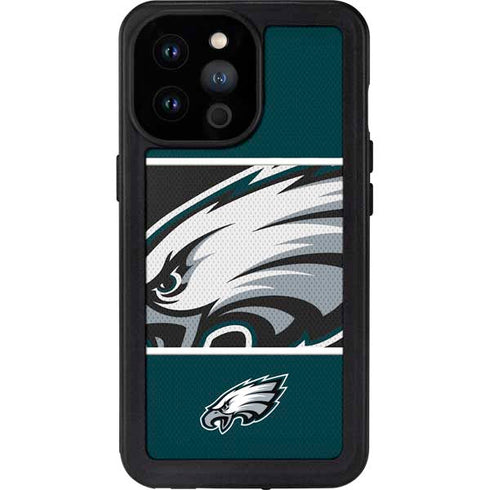 NFL Philadelphia Eagles Zone Block iPhone 14 Pro Max Waterproof Case