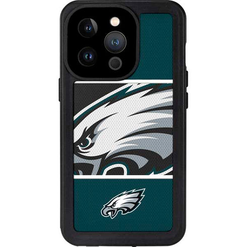 NFL Philadelphia Eagles Zone Block iPhone 14 Pro Waterproof Case