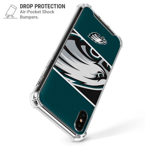 NFL Philadelphia Eagles Zone Block iPhone X/XS Clear Case