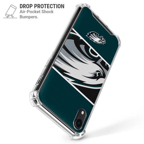 NFL Philadelphia Eagles Zone Block iPhone XR Clear Case