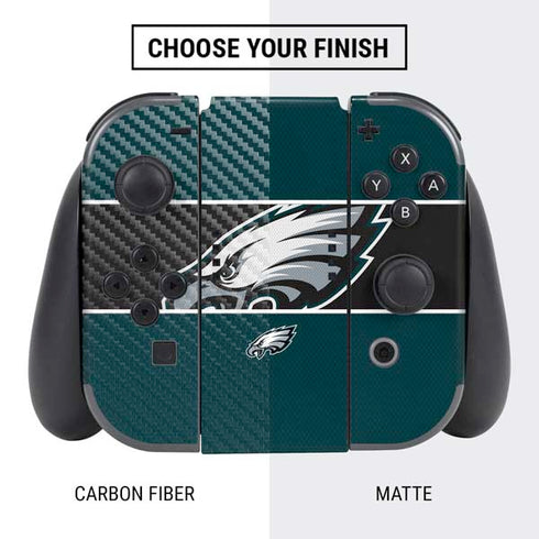 NFL Philadelphia Eagles Zone Block Nintendo Switch Bundle Skin