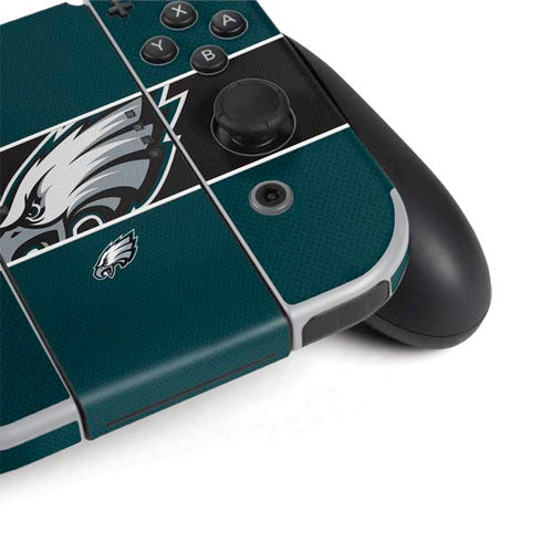 NFL Philadelphia Eagles Zone Block Nintendo Switch OLED (2021) Skin