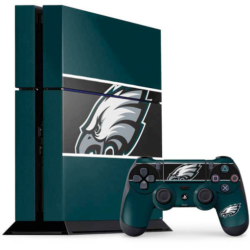 NFL Philadelphia Eagles Zone Block PS4 Console and Controller Bundle Skin