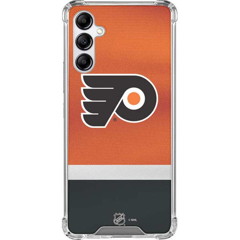 NHL Philadelphia Flyers Alternate Jersey Galaxy A14 5G Clear Case
