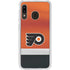 NHL Philadelphia Flyers Alternate Jersey Galaxy A20 Clear Case