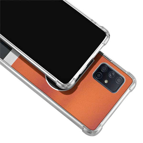 NHL Philadelphia Flyers Alternate Jersey Galaxy A71 5G Clear Case