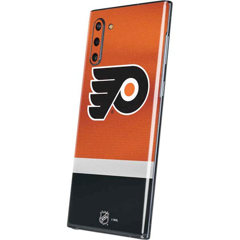 NHL Philadelphia Flyers Alternate Jersey Galaxy Note 10 Skin
