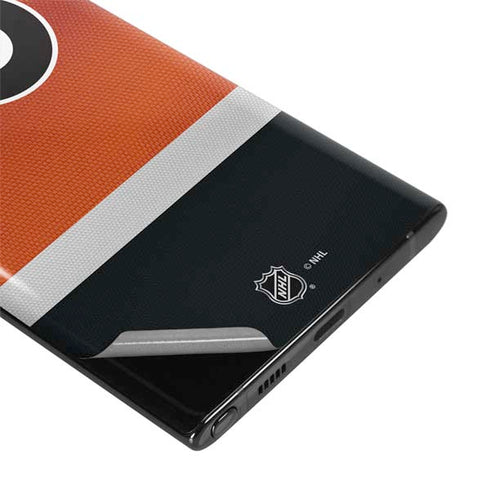 NHL Philadelphia Flyers Alternate Jersey Galaxy Note 10 Skin