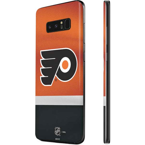 NHL Philadelphia Flyers Alternate Jersey Galaxy Note 8 Skin