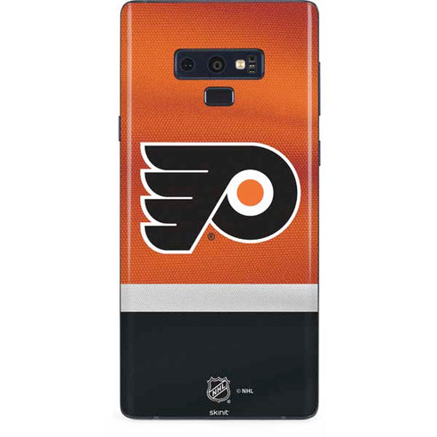 NHL Philadelphia Flyers Alternate Jersey Galaxy Note 9 Skin