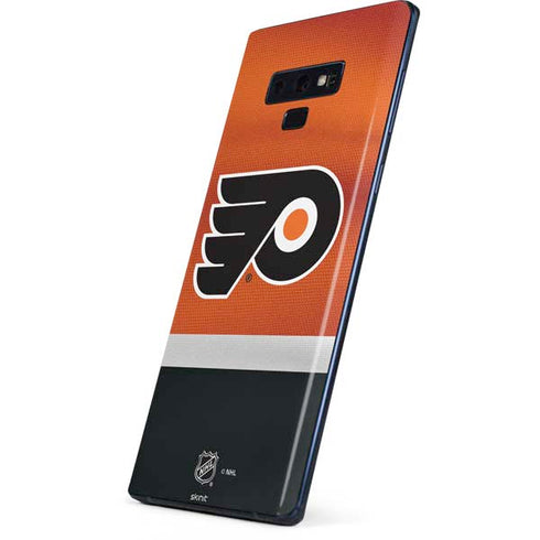 NHL Philadelphia Flyers Alternate Jersey Galaxy Note 9 Skin