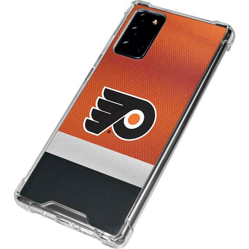 NHL Philadelphia Flyers Alternate Jersey Galaxy Note20 5G Clear Case