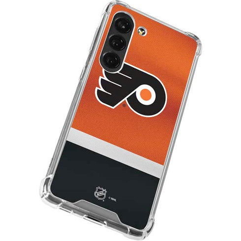 NHL Philadelphia Flyers Alternate Jersey Galaxy S23 Clear Case