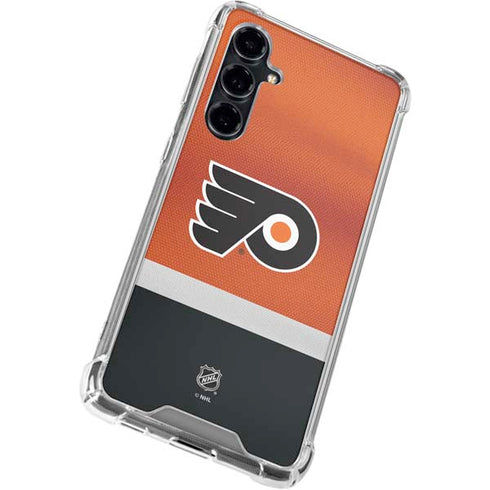 NHL Philadelphia Flyers Alternate Jersey Galaxy S23 FE Clear Case