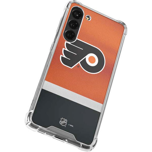 NHL Philadelphia Flyers Alternate Jersey Galaxy S23 Plus Clear Case