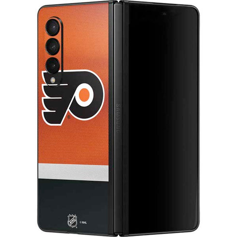 NHL Philadelphia Flyers Alternate Jersey Galaxy Z Fold3 5G Skin