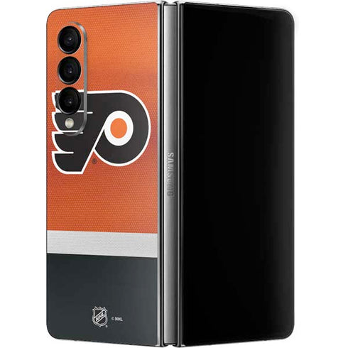 NHL Philadelphia Flyers Alternate Jersey Galaxy Z Fold4 5G Skin