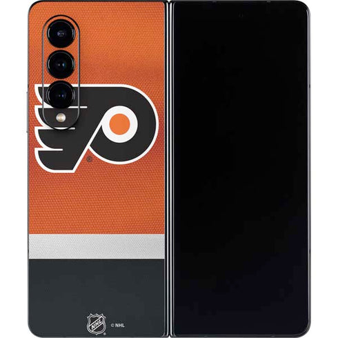 NHL Philadelphia Flyers Alternate Jersey Galaxy Z Fold4 5G Skin