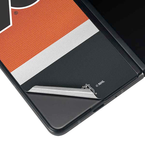 NHL Philadelphia Flyers Alternate Jersey Galaxy Z Fold4 5G Skin