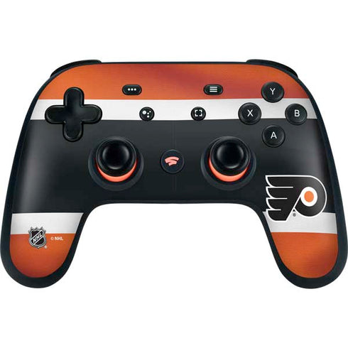 NHL Philadelphia Flyers Alternate Jersey Google Stadia Controller Skin
