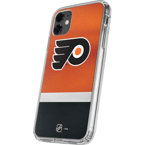 NHL Philadelphia Flyers Alternate Jersey iPhone 11 Clear Case
