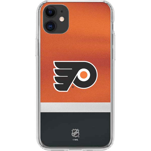 NHL Philadelphia Flyers Alternate Jersey iPhone 11 Clear Case