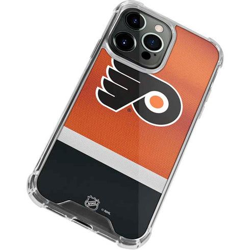 NHL Philadelphia Flyers Alternate Jersey iPhone 13 Pro Clear Case