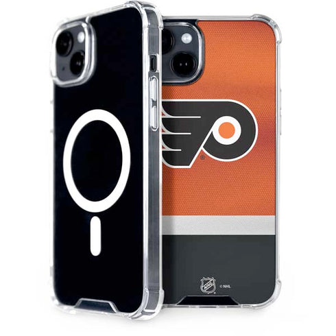 NHL Philadelphia Flyers Alternate Jersey iPhone 15 Plus MagSafe Case