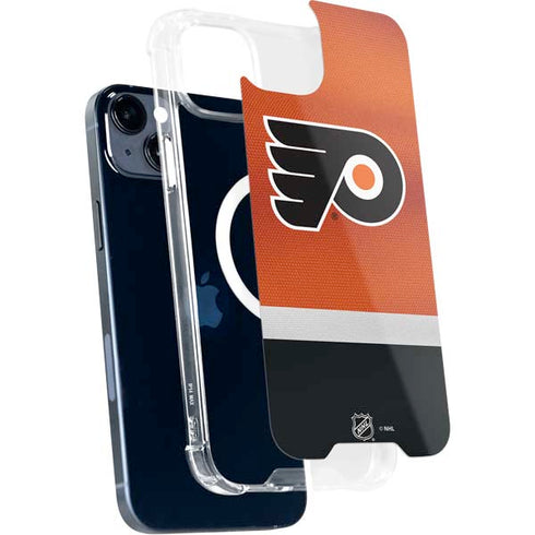 NHL Philadelphia Flyers Alternate Jersey iPhone 15 Plus MagSafe Case