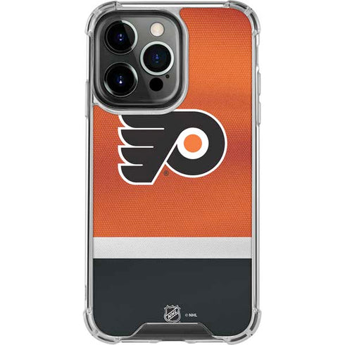 NHL Philadelphia Flyers Alternate Jersey iPhone 15 Pro Clear Case