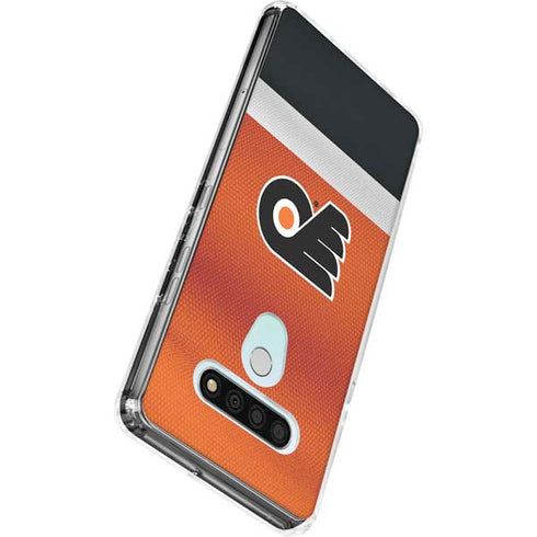 NHL Philadelphia Flyers Alternate Jersey LG Stylo 6 Clear Case