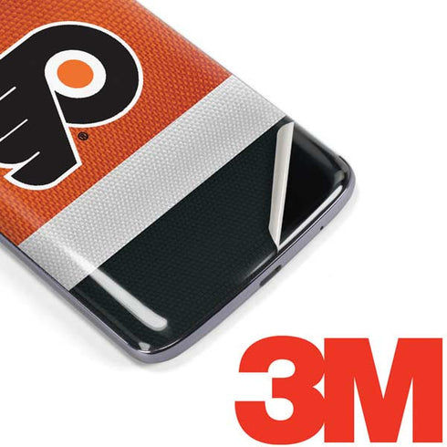 NHL Philadelphia Flyers Alternate Jersey Moto E5 Plus Skin
